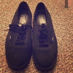 Black Vans Size 9